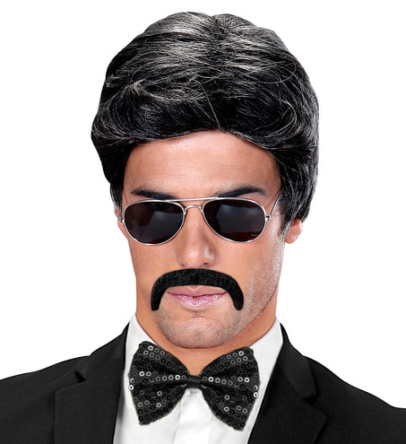 Widmann SRL Mexicaanse snor Macho zwart