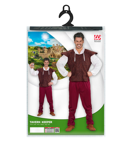 Widmann SRL Middeleeuws boeren kostuum Taveerne