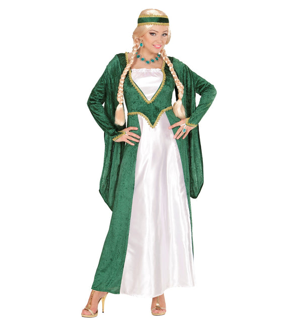 Widmann SRL Middeleeuwse kasteel jurk groen