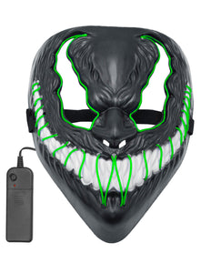 Widmann SRL Monster masker led groen