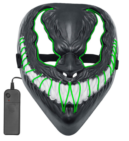 Widmann SRL Monster masker led groen