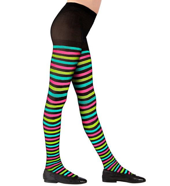Widmann SRL Multi color panty gestreept kinderen