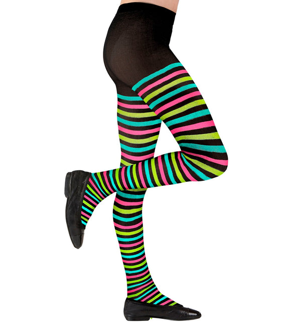 Widmann SRL Multi color panty gestreept kinderen