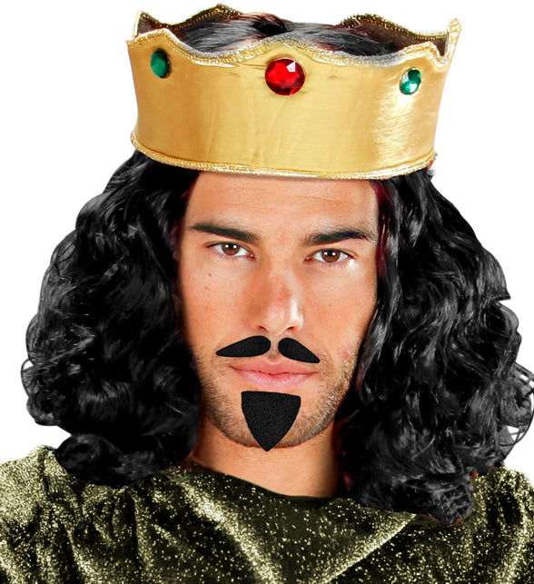 Widmann SRL Musketier snor en sik zwart