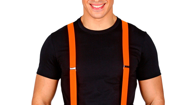 Widmann SRL Neon oranje bretels verstelbaar