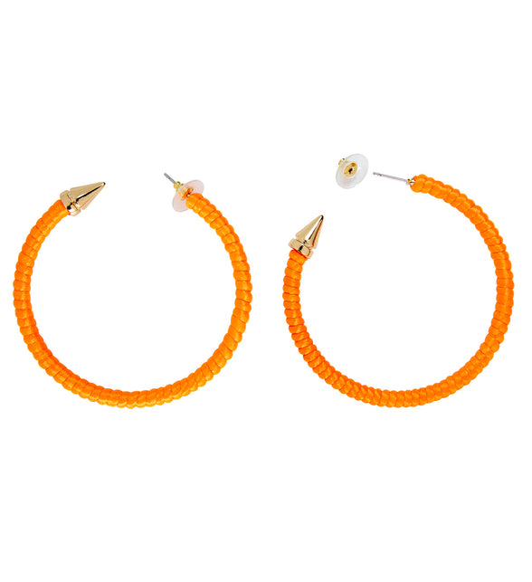 Widmann SRL Neon oranje oorbellen