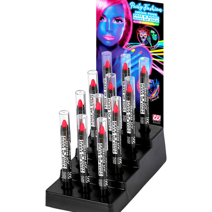 Widmann SRL Neon roze make-up potlood 3.5ml