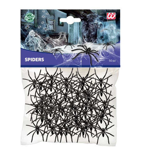 Widmann SRL Nep spinnen zakje 50 stuks