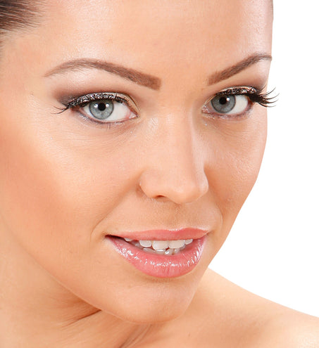 Widmann SRL Nepwimpers glitter zilver