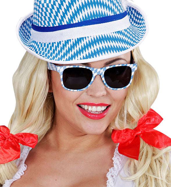 Widmann SRL Oktoberfest bril Beieren blau weiss