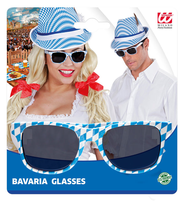 Widmann SRL Oktoberfest bril Beieren blau weiss