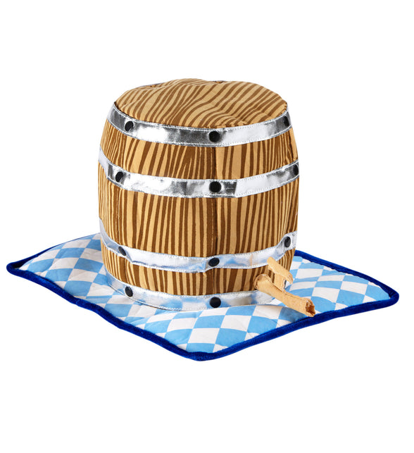 Widmann SRL Oktoberfest hoed biervat blau weiss