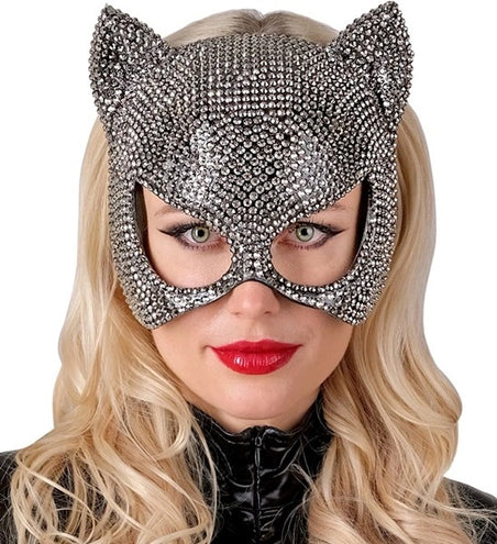 Widmann SRL Oogmasker kat strass Niek