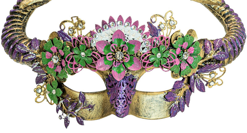 Widmann SRL Oogmasker Ram met bloemen luxe
