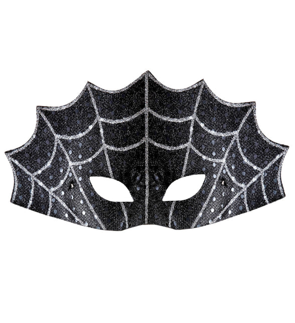 Widmann SRL Oogmasker spinnenweb heks