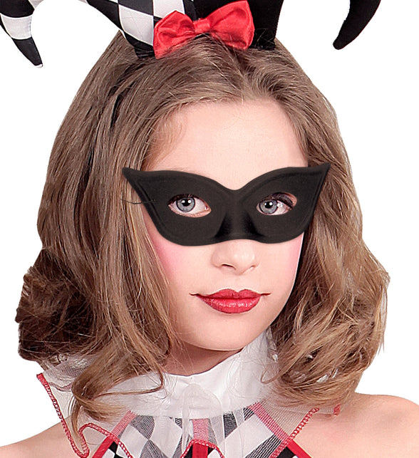 Widmann SRL Oogmasker vlinder zwart kinderen