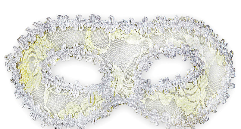 Widmann SRL Oogmaskers met witte roos