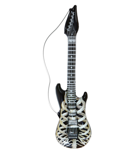 Widmann SRL Opblaasbaar skelet met gitaar