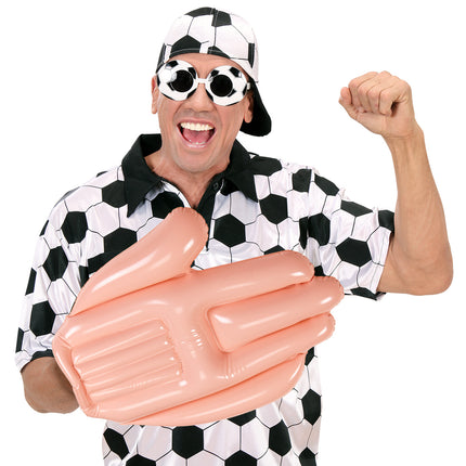 Widmann SRL Opblaasbare hand voor carnaval