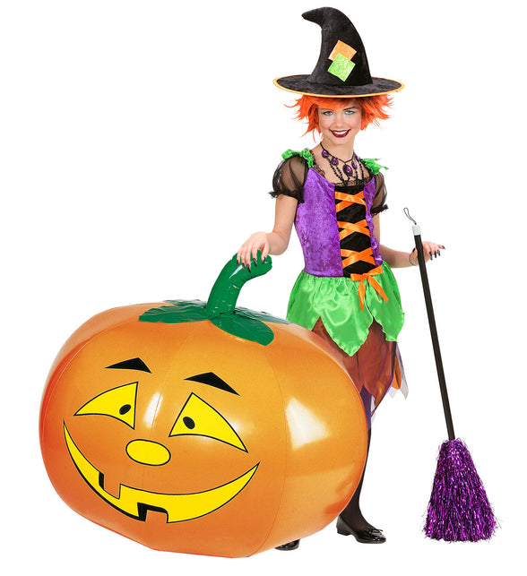 Widmann SRL Opblaasbare pompoen decoratie 110 cm