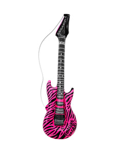 Widmann SRL Opblaasbare roze gitaar