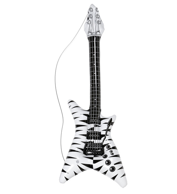 Widmann SRL Opblaasbare zebra gitaar