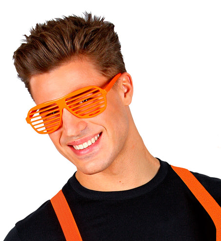 Widmann SRL Oranje bril met luikje