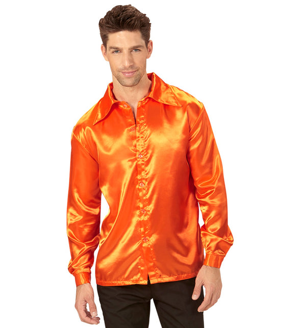 Widmann SRL Oranje jaren 70 Disco shirtjes
