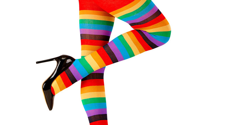 Widmann SRL Panty regenboog gestreept