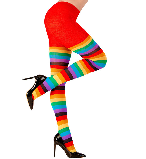 Widmann SRL Panty regenboog gestreept