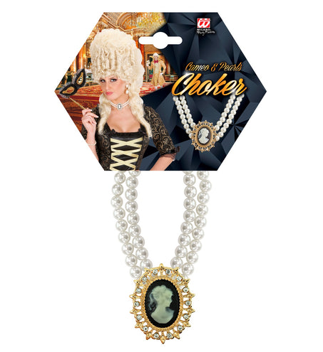 Widmann SRL Parelketting met edelsteen Barok