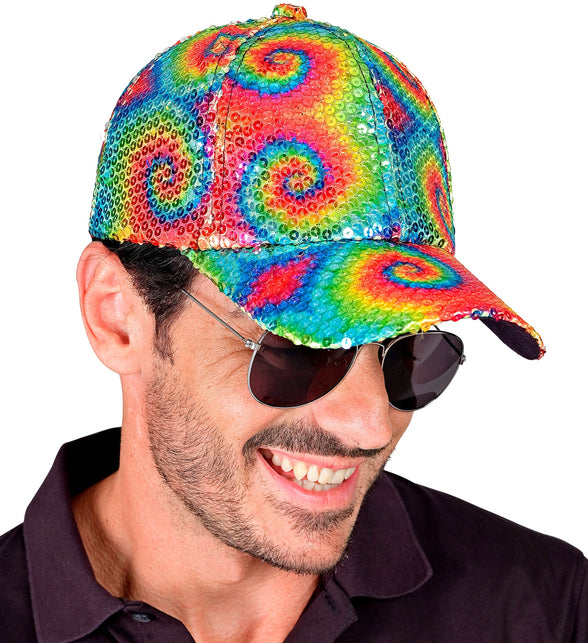 Widmann SRL Pet pailletten tie dye