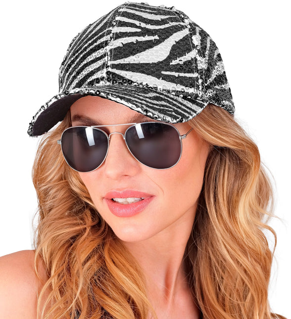 Widmann SRL Pet pailletten zebra