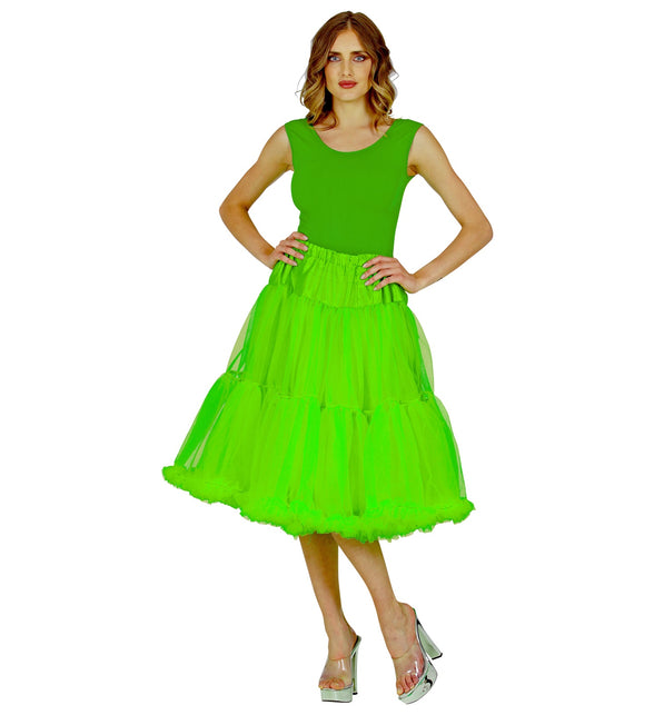 Widmann SRL Petticoat groen tule 65cm