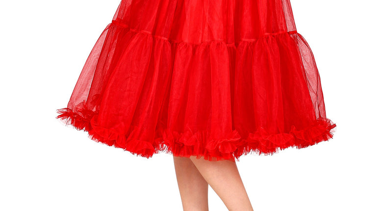 Widmann SRL Petticoat rood tule 65cm