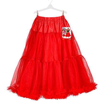 Widmann SRL Petticoat rood tule 65cm