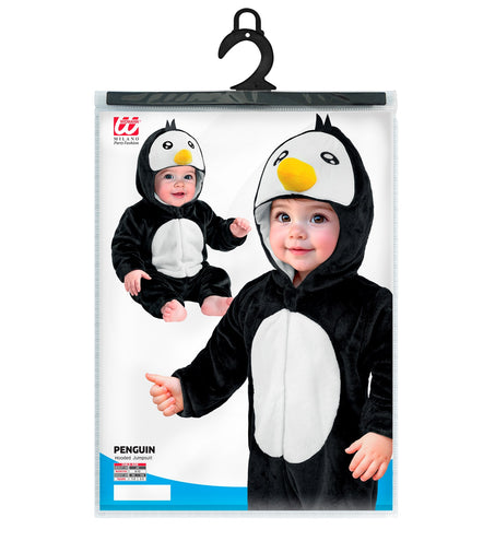 Widmann SRL Pinguin kostuum pluche fluweel