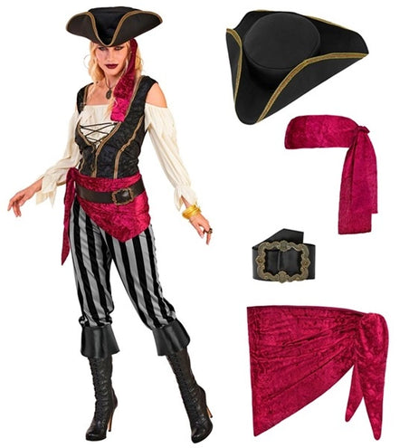 Widmann SRL Piraat dame kostuum Emma