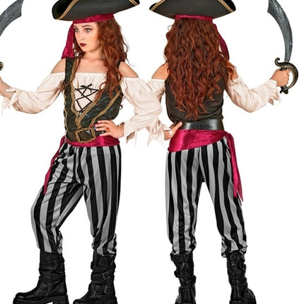Widmann SRL Piraat meisje kostuum Roos