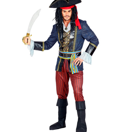 Widmann SRL Piraten kapitein kostuum heren