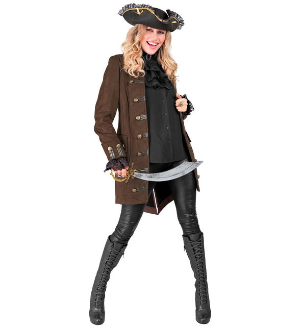 Widmann SRL Piraten/ steampunkjas voor dames