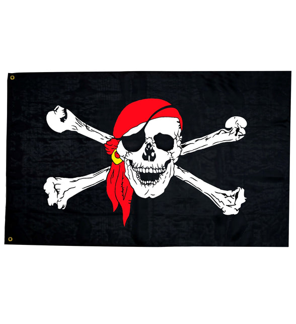 Widmann SRL Piratenvlag met doodskop130x80cm