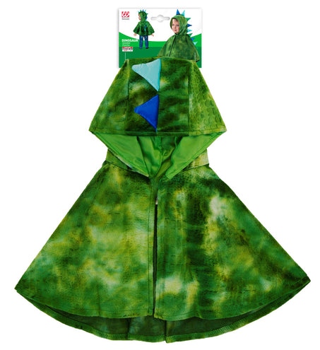 Widmann SRL Pluche poncho met muts dino