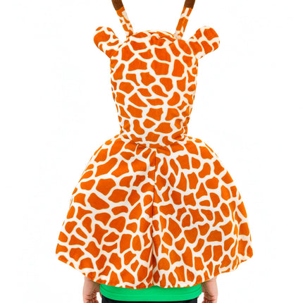 Widmann SRL Pluche poncho met muts giraf