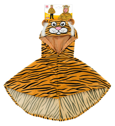 Widmann SRL Pluche poncho met muts tijger