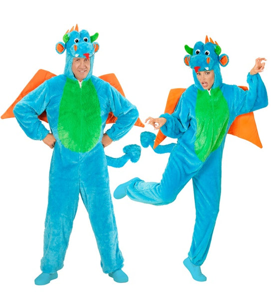 Widmann SRL Plushe draken kostuum Drake