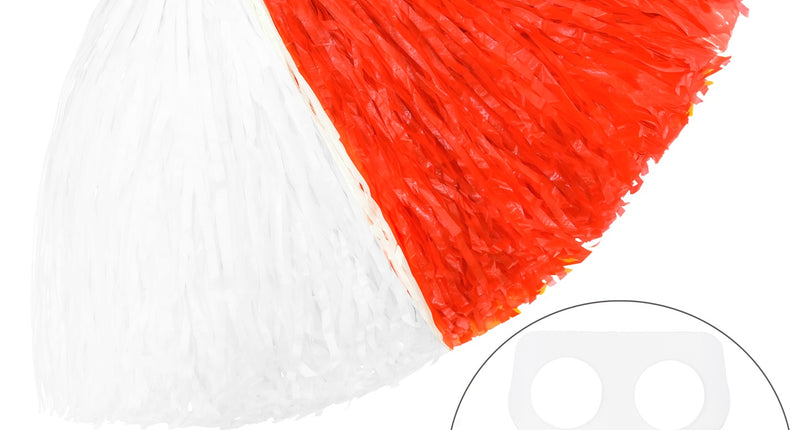 Widmann SRL Pompom rood met wit cheerleaders