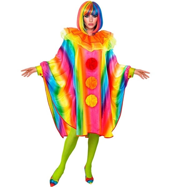Widmann SRL Poncho regenboog unisex