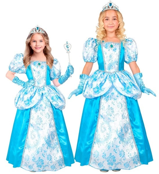 Widmann SRL Prinses blauw kostuum Emma kinderen