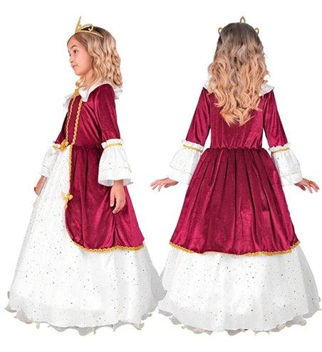 Widmann SRL Prinses rood kostuum Luuke kinderen